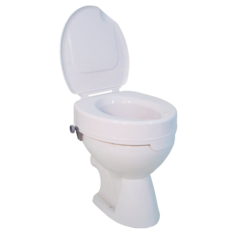 Ticco Raised Toilet Seat - 4"/10cm With a Lid
