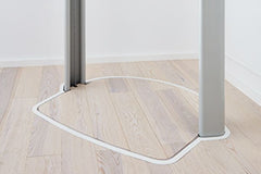 Stiltz home lift floor carpet laminate detail