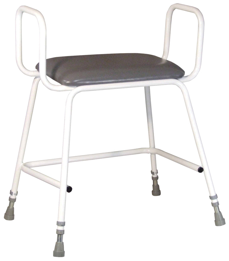 Torbay Heavy Duty Perching Stool with Arms