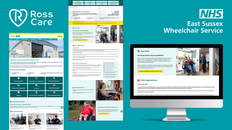 New Website Launched for East Sussex Wheelchair Service
