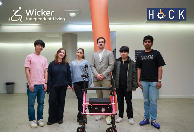 Wicker Independent Living Supports Hackcessible with Mobility Walker Donation