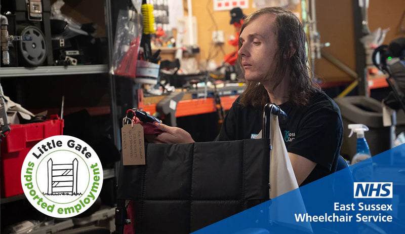 Work Experience with Connor at East Sussex Wheelchair Service