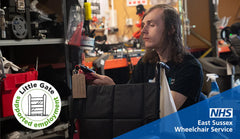 Work Experience with Connor at East Sussex Wheelchair Service