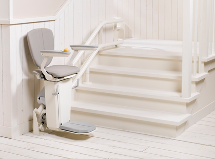 Otolift Two Curved Stairlift