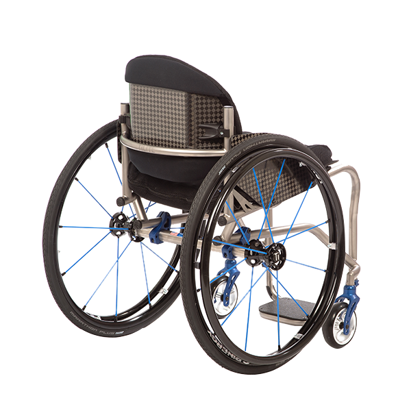 TiLite TR Wheelchair - Titanium dual-tube frame