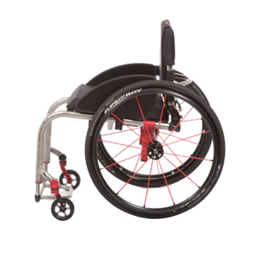 TiLite ZRA Wheelchair - Titanium mono-tube frame