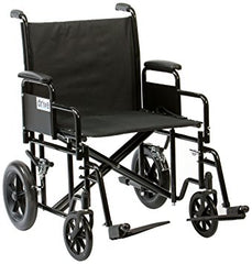 Prowadź stalowe krzesło transportowe DeVilbiss Healthcare o dużej wytrzymałości