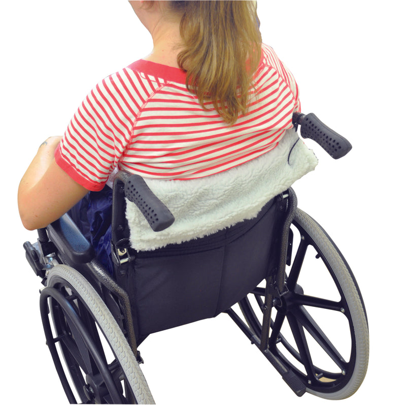 Wózek inwalidzki z polarową wyściółką Cosy Blue
