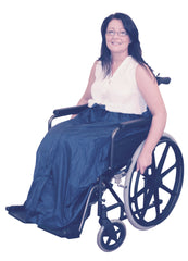 Wózek inwalidzki z polarową wyściółką Cosy Blue