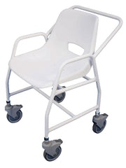 Hythe Mobile Shower Chair with Castors (adjustable height)