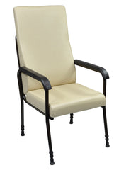 Krzesło Longfield Lounge w kolorze kremowym