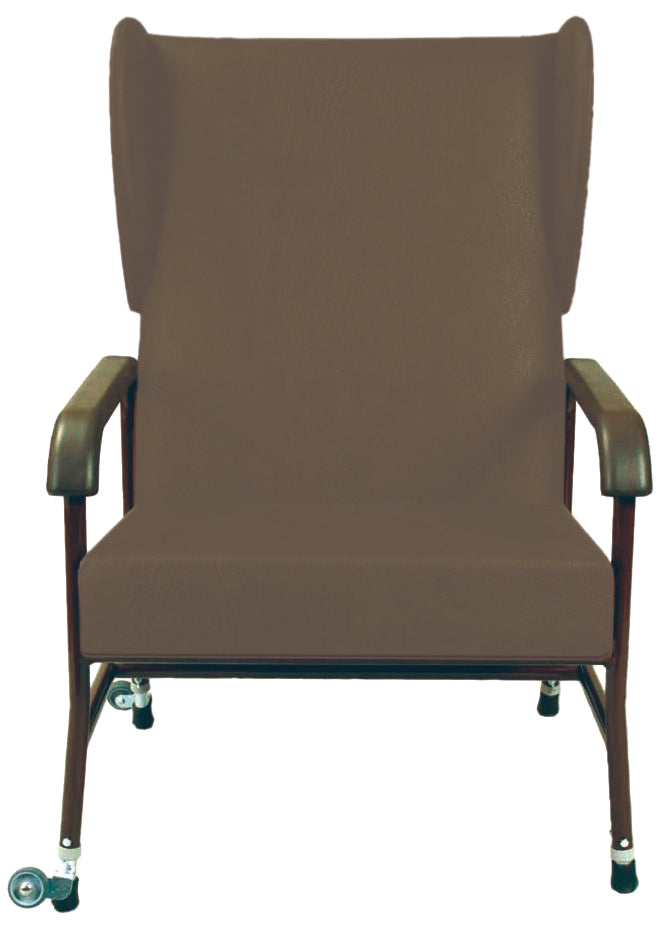 Krzesło Winsham Heavy Duty z wysokim oparciem - brązowe