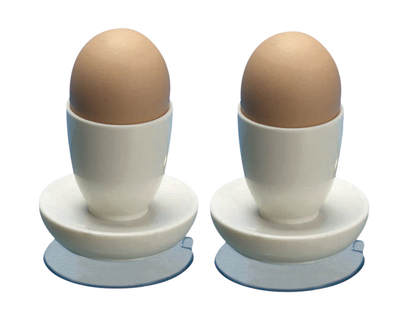 Kubki na jajka z przyssawką (para)