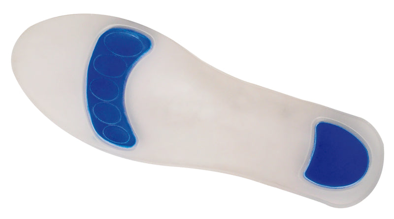Full Length Medical Grade Silicone Insoles (Pair) Small