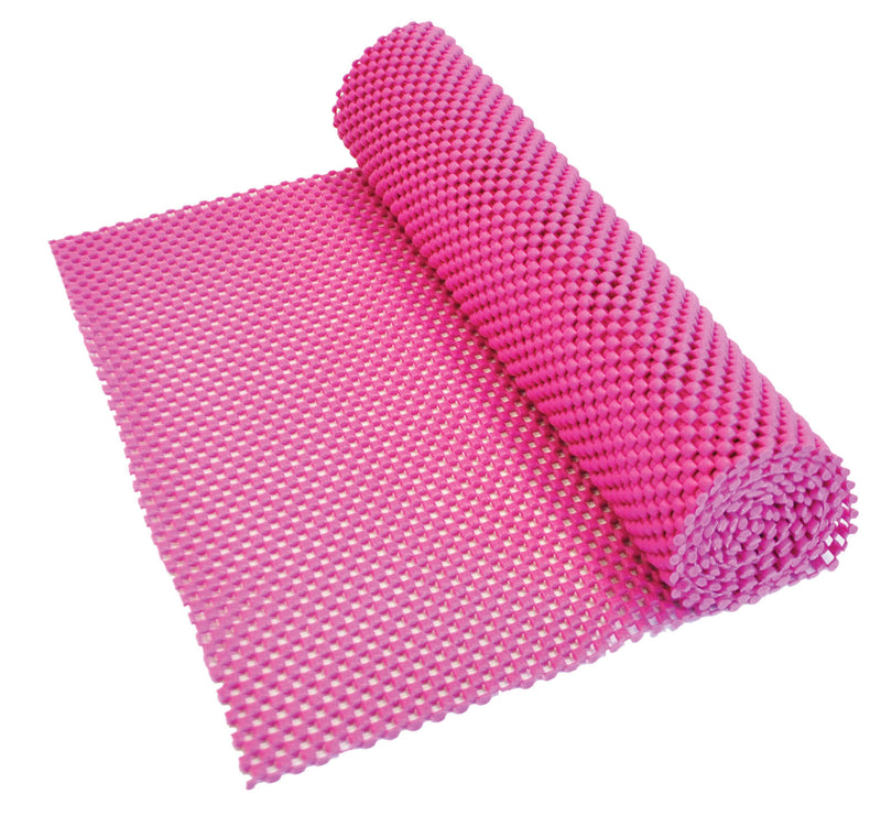 Tkanina antypoślizgowa w kolorze różowym 150x30cm