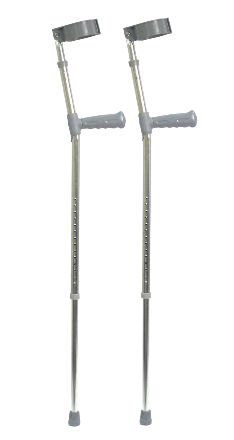 Heavy Duty  Double Adjustable Crutch (Pair)