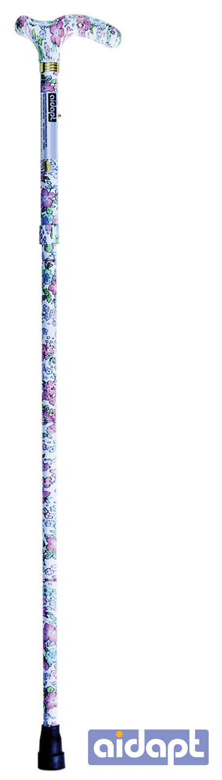 Deluxe Folding Walking Cane Floral
