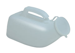 Male Urinal White With Anti Spill Lid