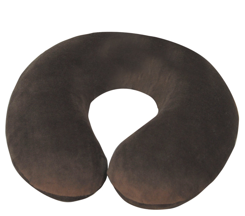 Spare Cover for Blue Memory Foam Neck Cushion Brown