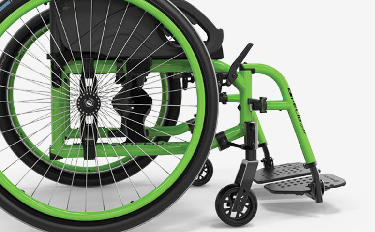 Helio A7 - Składany aluminiowy wózek inwalidzki